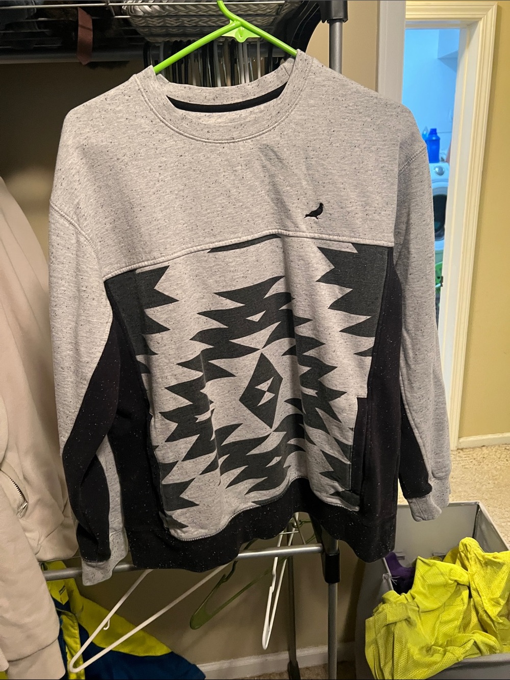 Staple Grey Speckled Crewneck Sweatshirt